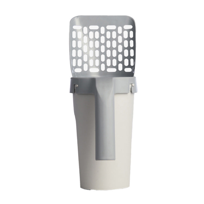 Set de linguriță integrată din plastic, detașabilă, pentru așternut pentru pisici